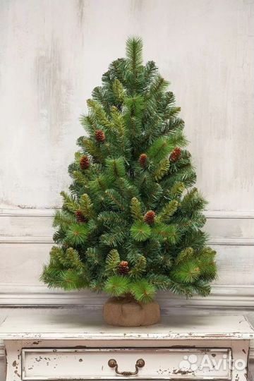Искусственная сосна Байкальская 90 см с шишками