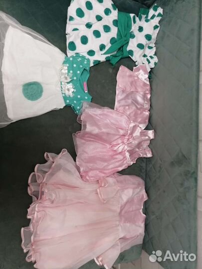 Детские вещи для девочки пакетом 74-110см