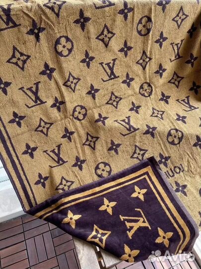 Пляжное полотенце Louis Vuitton Monogram Classic