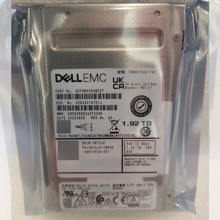 [KRM6VVUG1T92] Toshiba 1.92tb Sas Krm6vvug1t92