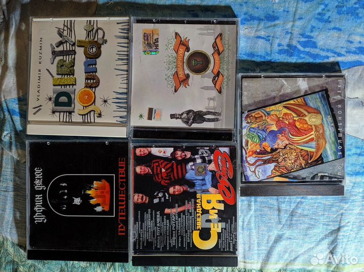 CD диски Кино, Настя, Кипелов рок