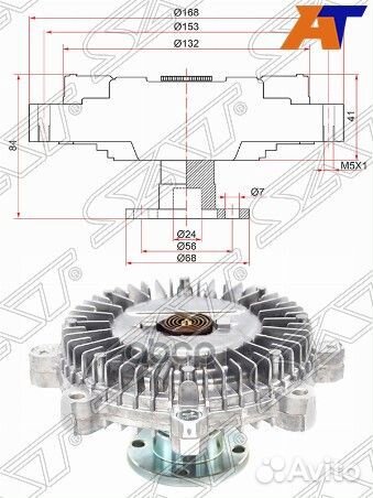 Вискомуфта mitsubishi L200