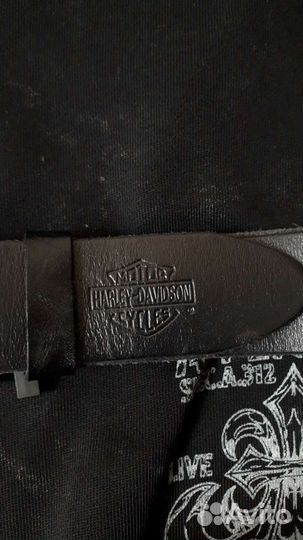 Мужской кожаный ремень Harley-Davidson