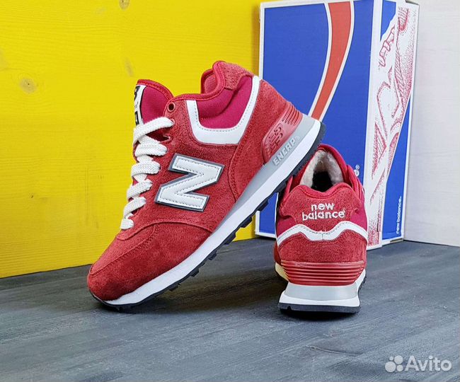 Зимние New balance кроссовки новые женские