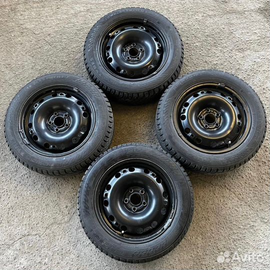 Зимние колёса в сборе VW Polo / Skoda Rapid R15