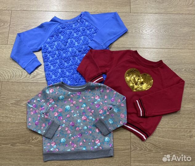Вещи пакетом на девочку 98 104 110