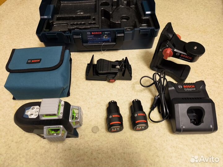 Лазерный нивелир Bosch GLL 3-80 CG + BM 1 + L-Boxx