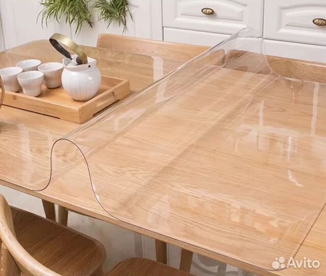 Гибкое стекло на стол любой размер