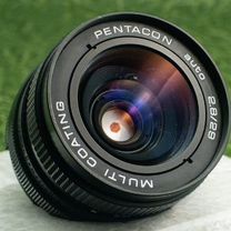 Объектив pentacon auto 29 mm f/2.8 MC М42