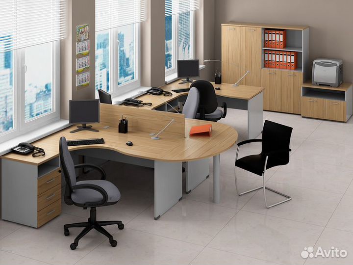 Стол письменный 1800х1100