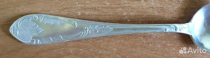 Серебряная столовая ложка. 