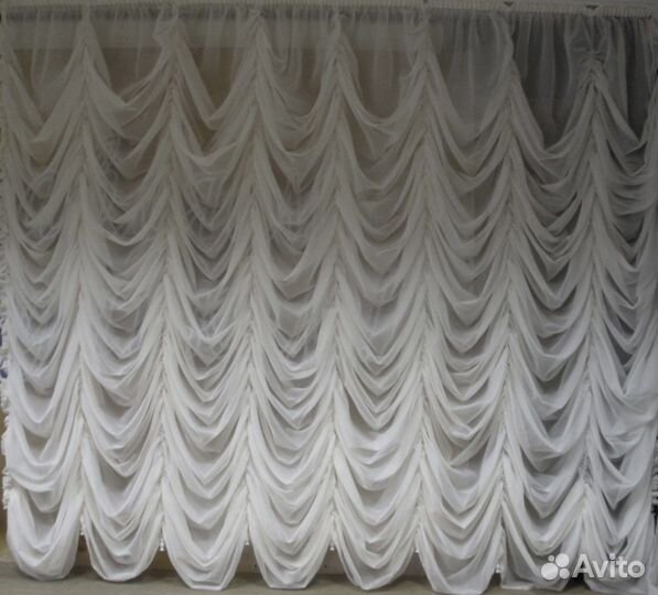 Шторы тюль новый маркизы 4,40 метра