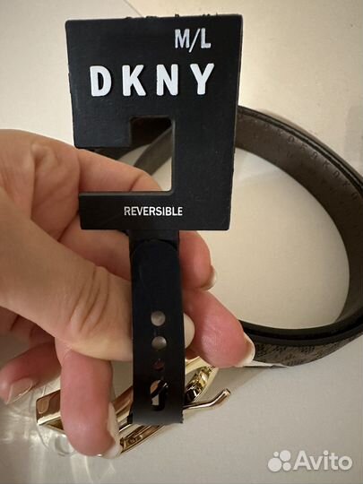 Двухсторонный ремень новый оригинал dkny