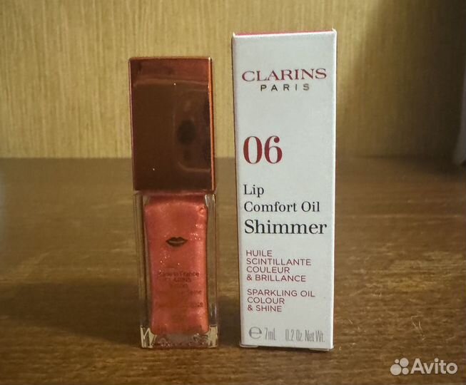 Clarins lip comfort oil shimmer 06