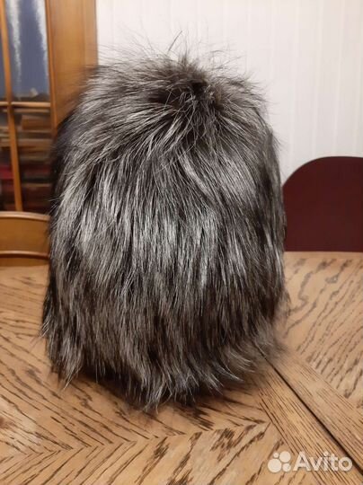 Шапка женская чернобурка