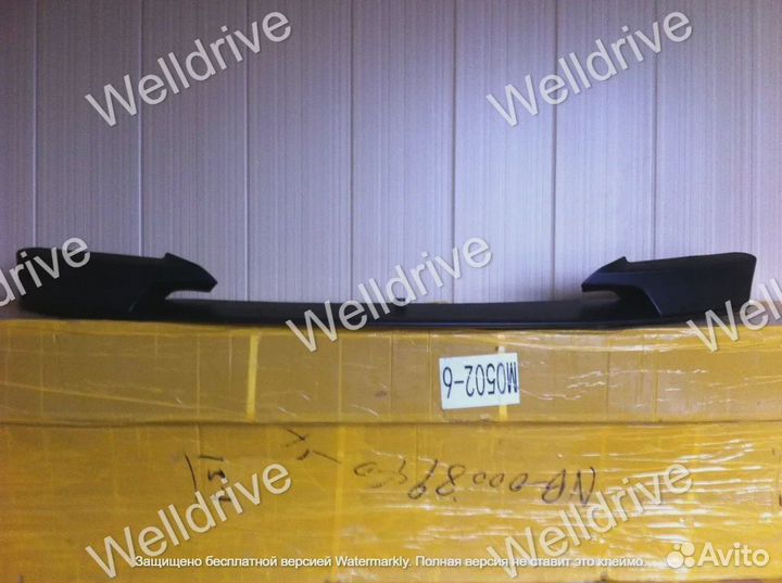 Обвес передний BMW 3 F30 M-Performance черный мат