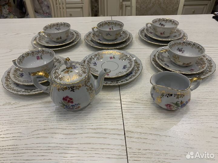 Чайный сервиз 1953 год Кахла