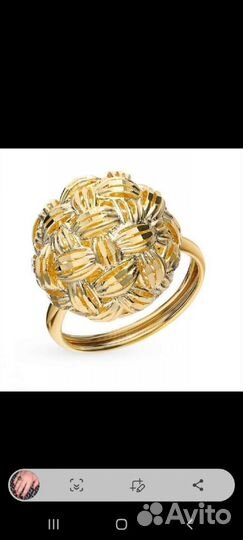 Кольцо р.16,5 новое