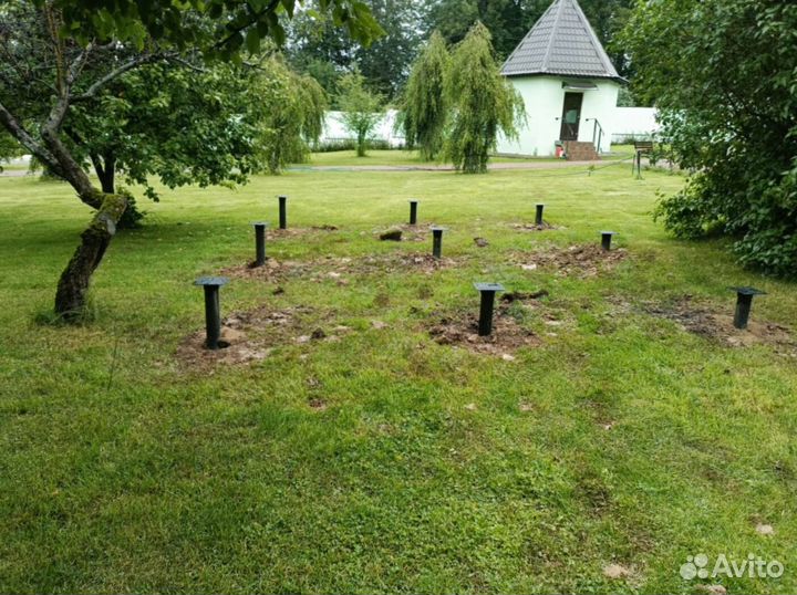 Винтовые сваи + монтаж