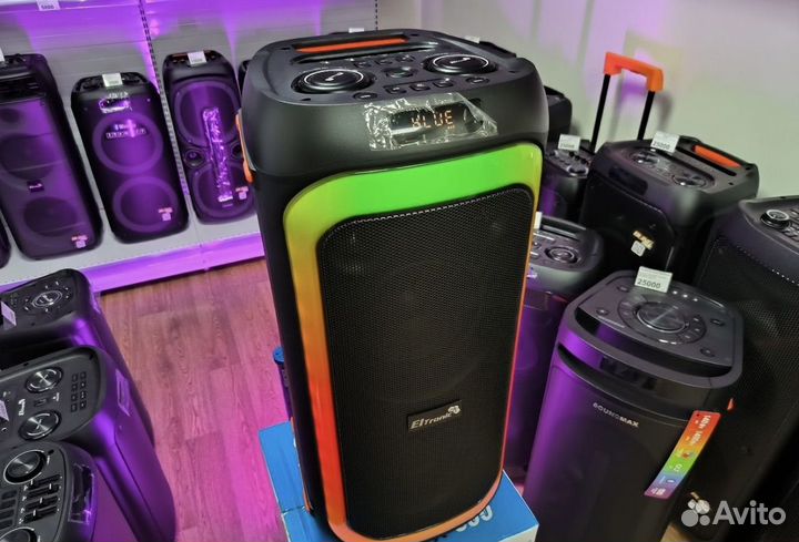 Колонки с басом 500w