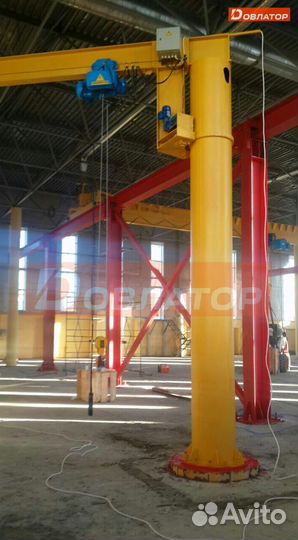 Кран консольный поворотный