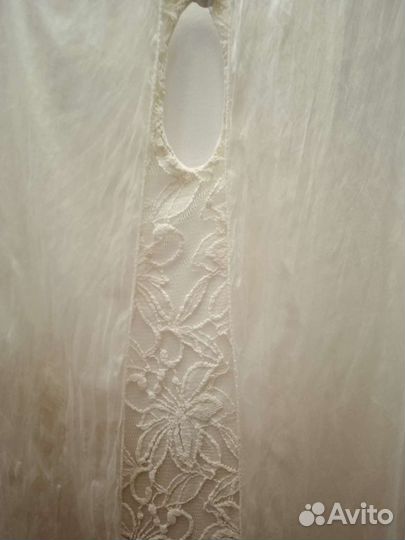 Туника из шифона и кружево