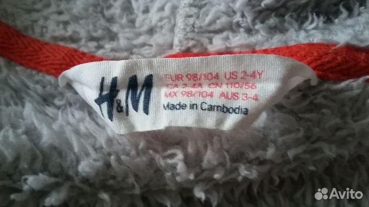 Меховая кофточка HM на рост 110 см