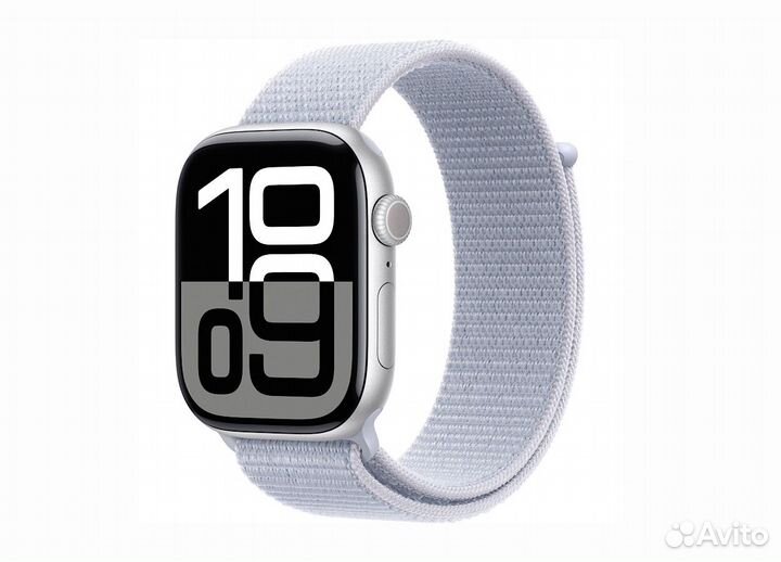 Apple watch S10 46 Silver Blue Loop