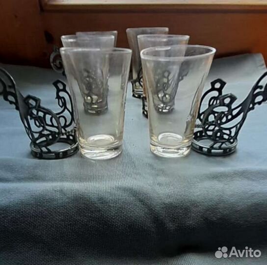 Рюмки с подрюмником