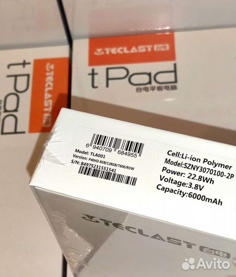 Teclast P40HD 6/128 4G + WiFi