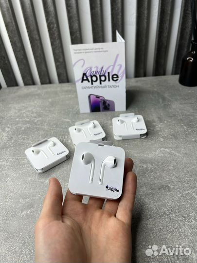 Оригинальные наушники apple проводные