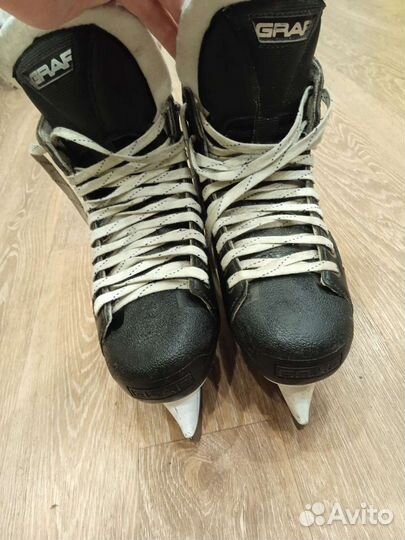 Коньки хоккейные профессиональные взрослые
