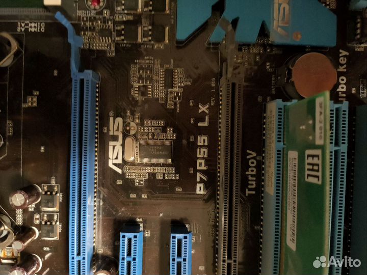 Материнская плата с процессором 1156