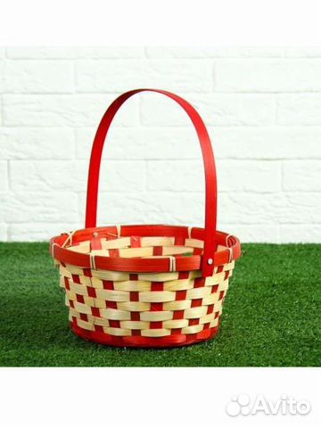 Корзина плетеная, бамбук