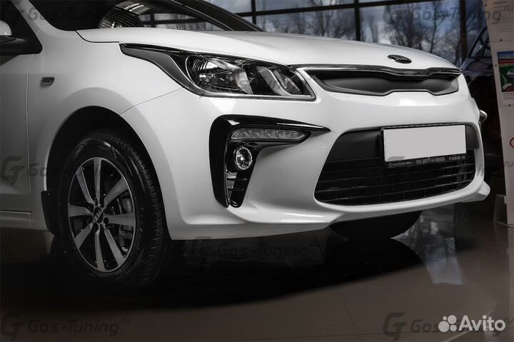 Серпы накладки птф на Kia Rio 4