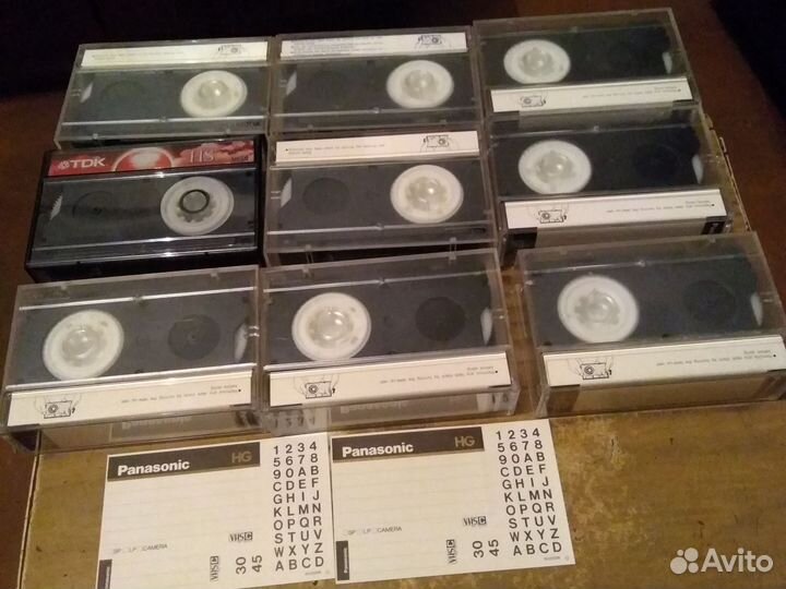 Видеокассеты мини пакетом