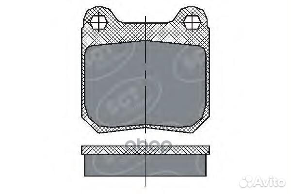 Колодки тормозные SP162 SCT