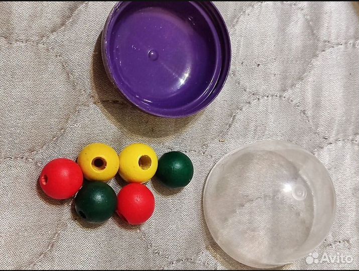 Деревянные пуговицы и бусины