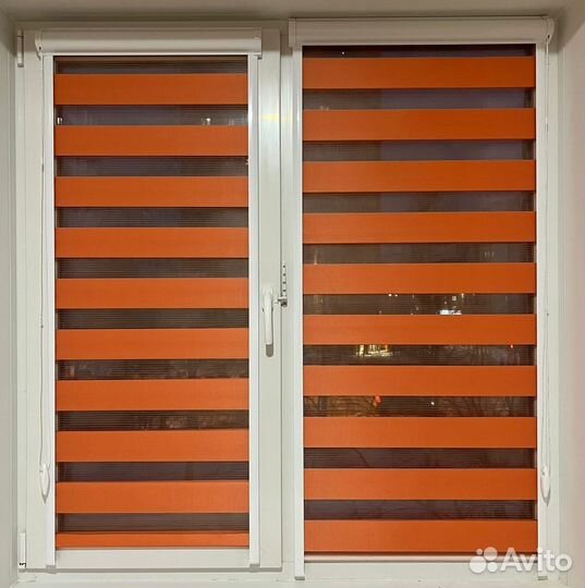 Рулонные шторы день, ночь