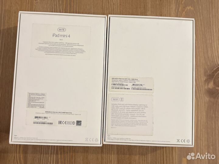 Коробка от iPad mini 4