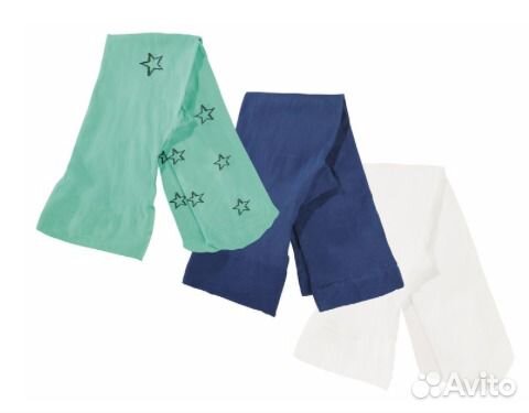 Набор колготок (3 шт) на девочку 98/104 см