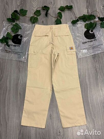 Штаны Carhartt Wip белые