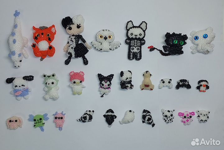 Фигурки из бисера, амигуруми