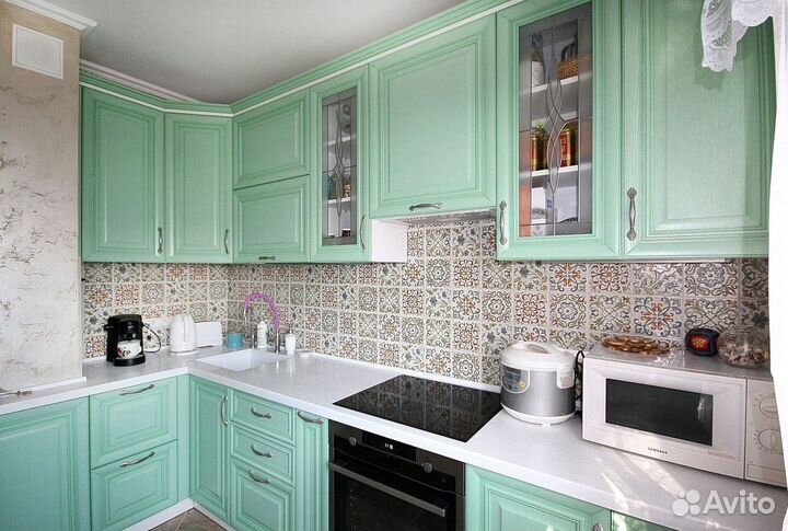 Кухонный гарнитур эмаль / патина