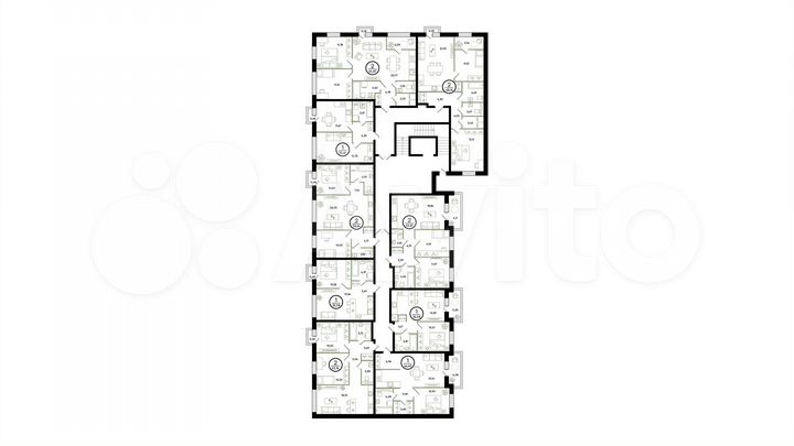 2-к. квартира, 64,6 м², 3/4 эт.