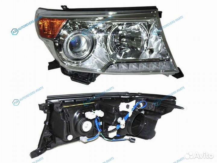 ST-212-11M0R Фара toyota land cruiser 200 12-15 по