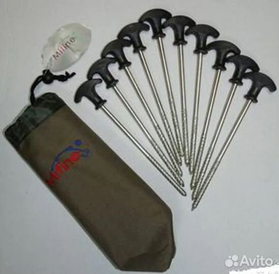 Набор колышков для крепления палатки 21см