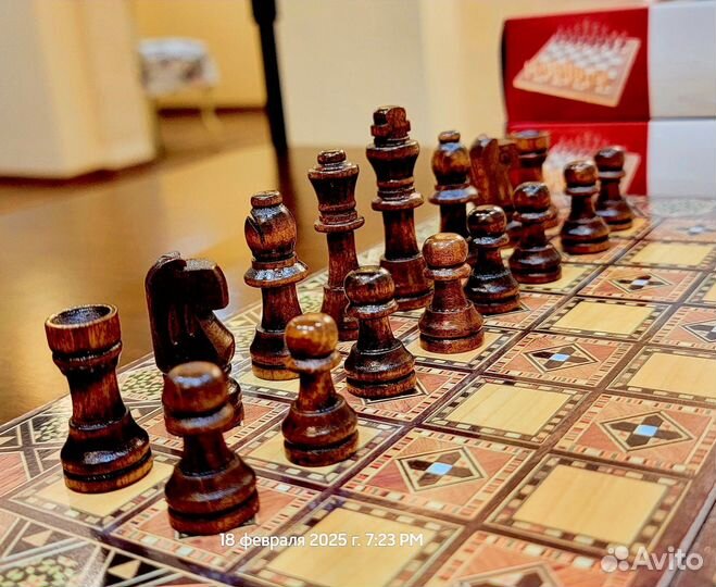Шахматы Шашки Нарды 3 в 1