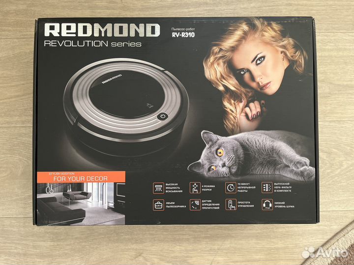 Робот пылесос redmond rv r310