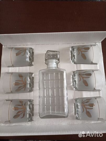 Хрустальный графин штоф